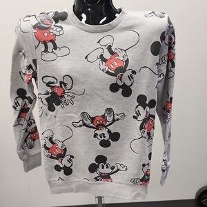 Gray Mickey Mouse Sweater